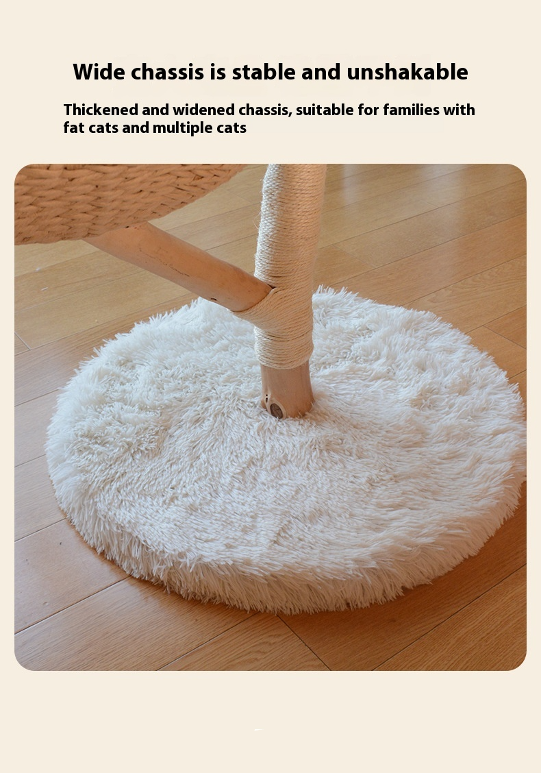 NaturaNest™ - Organic Wood Cat Tree