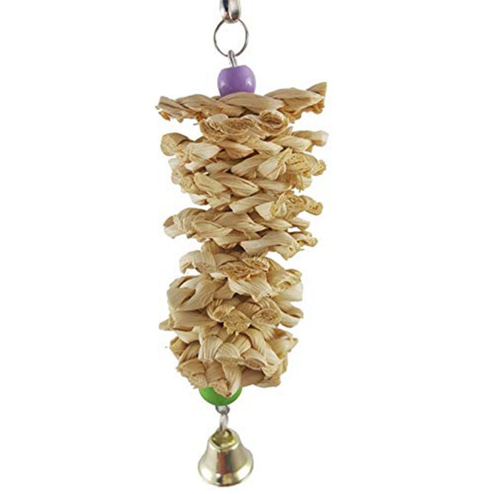 Organic Wood Hanging Bird Toy