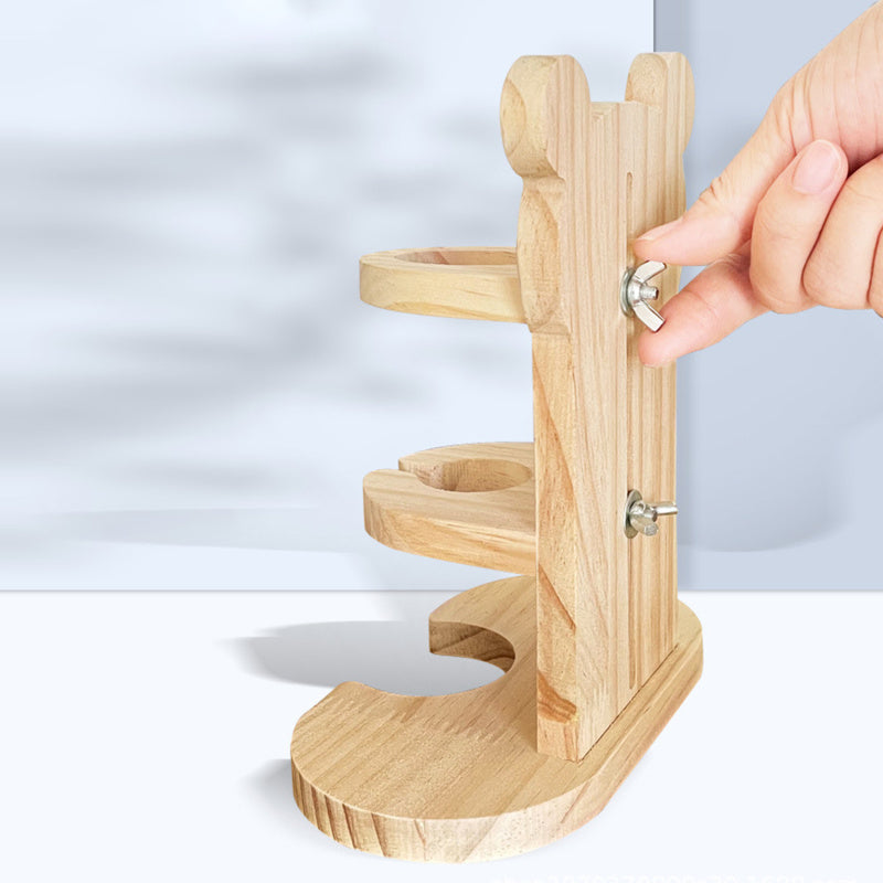 Wooden Drinking Station Holder