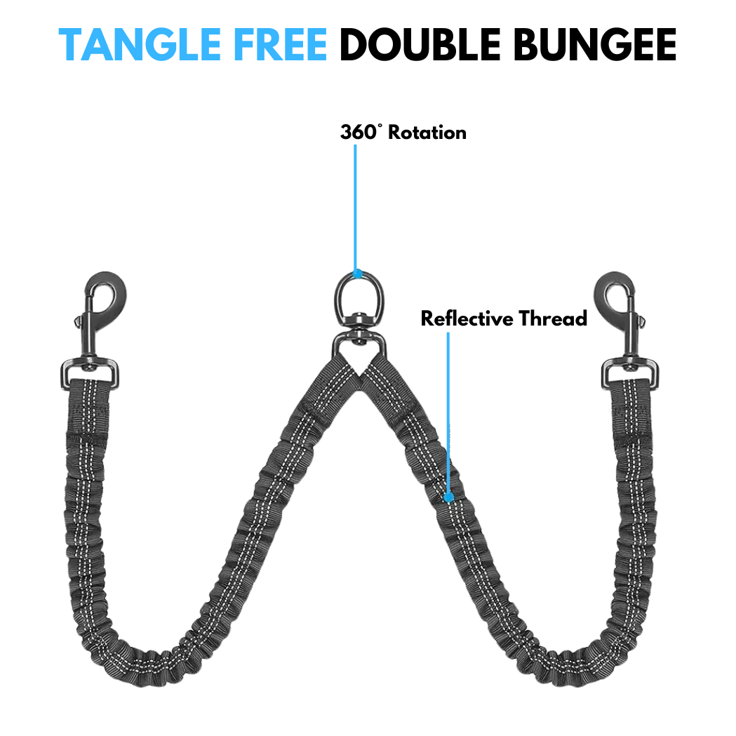 DuoDoggo™ - Tangle Free Dual Dog Leash