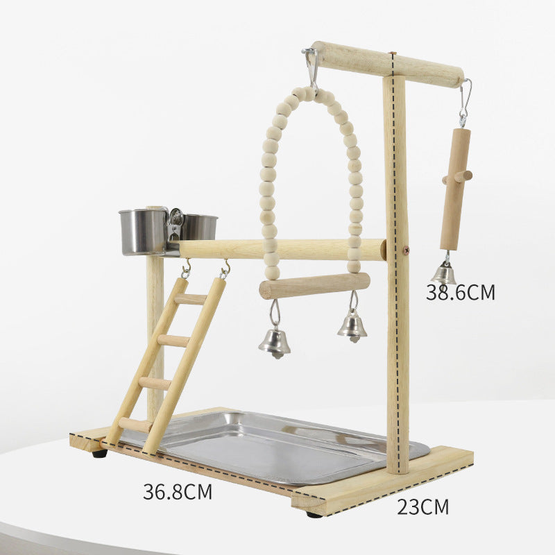 Bird Wooden Training Stand