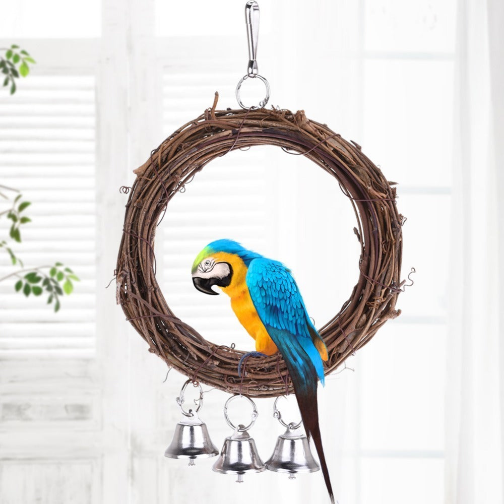 Rattan Bird Swing