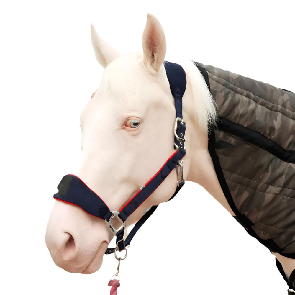 Fleece Lined Horse Bridle Halter