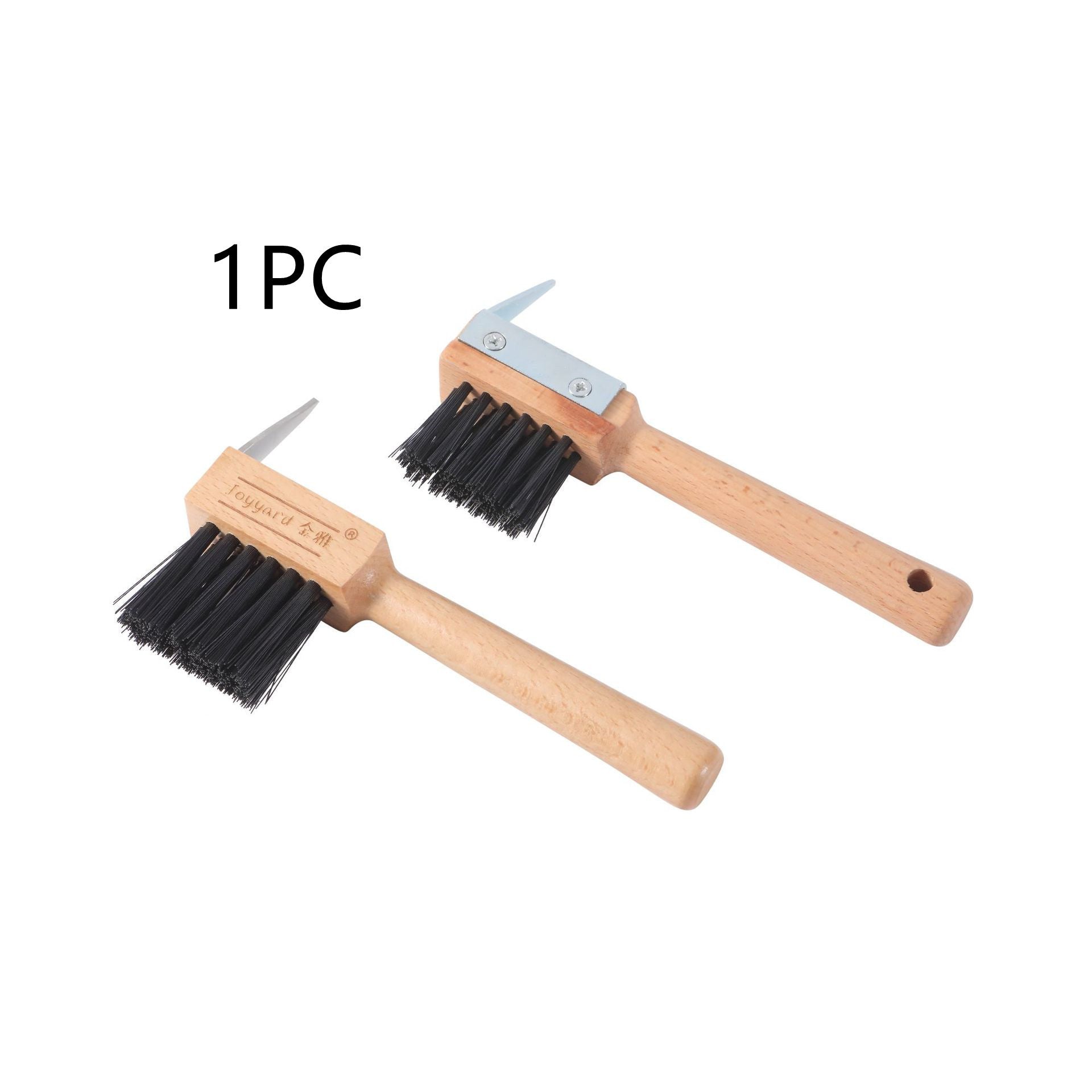 Horseshoe Cleaning Brush & Hook