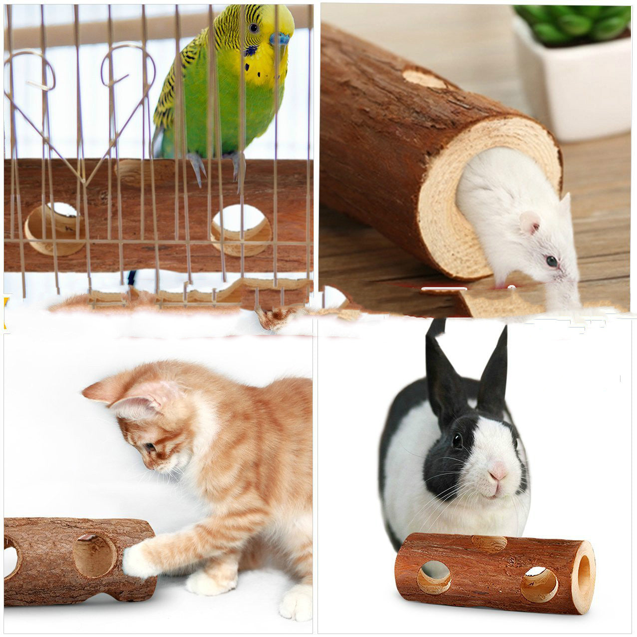 Hamster Solid Wood Pipe