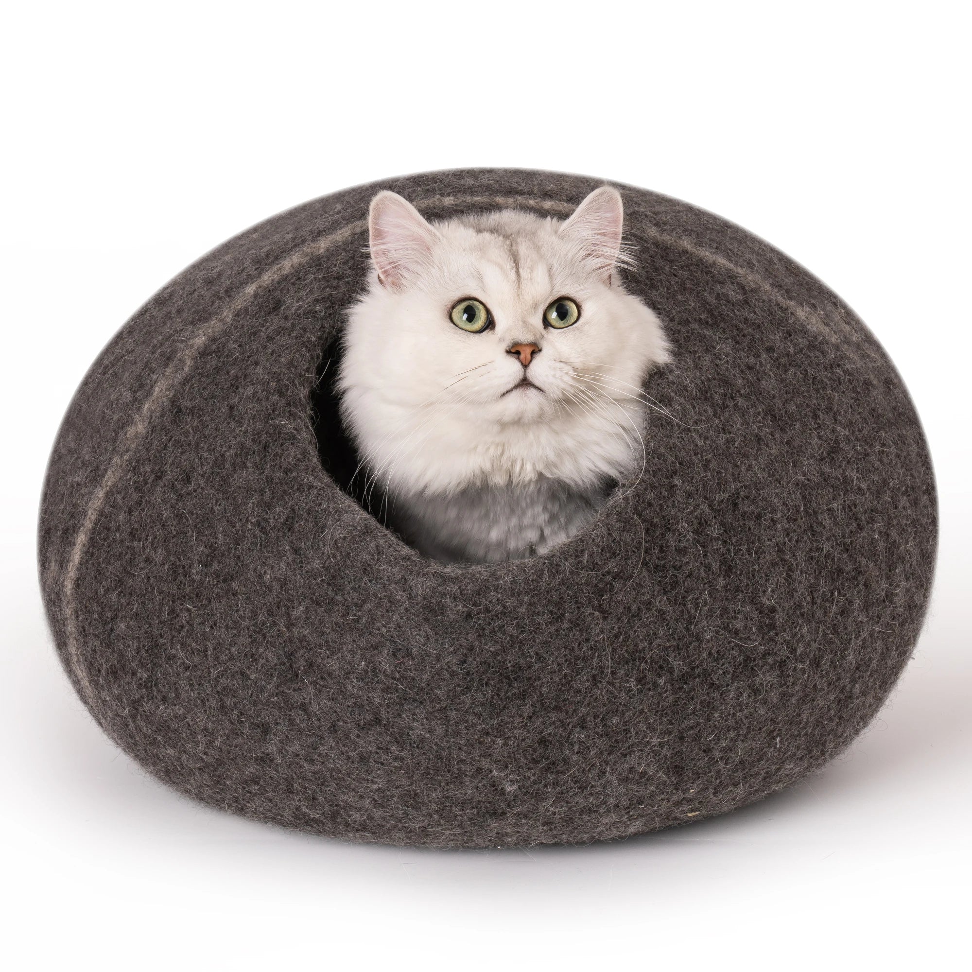 PurrPod™ - Soft Wool Cat Bed