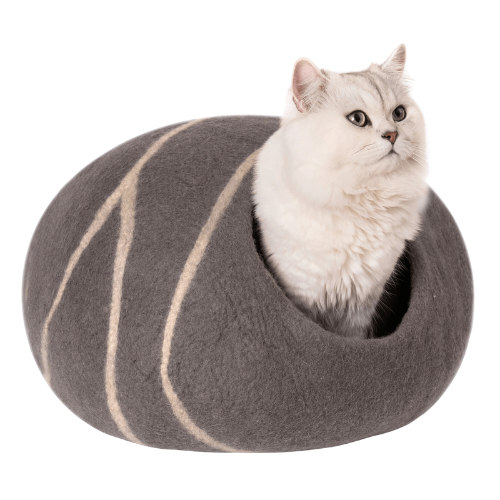 PurrPod™ - Soft Wool Cat Bed