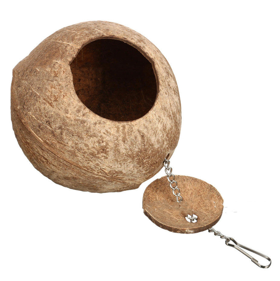 Natural Coconut Shell Bird's Nest