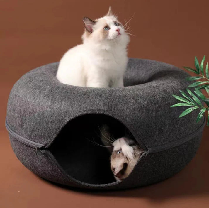 TunnelMi™ - Cat Donut Bed & Tunnel