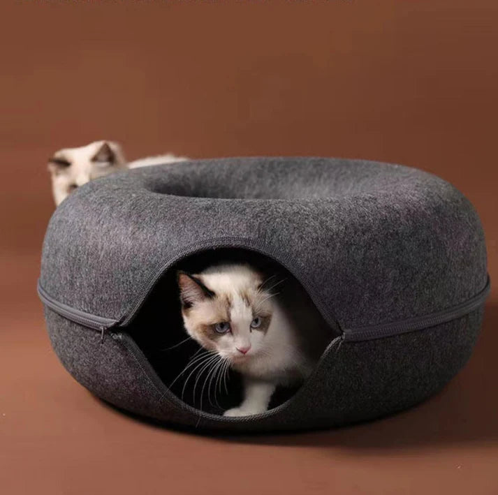 TunnelMi™ - Cat Donut Bed & Tunnel