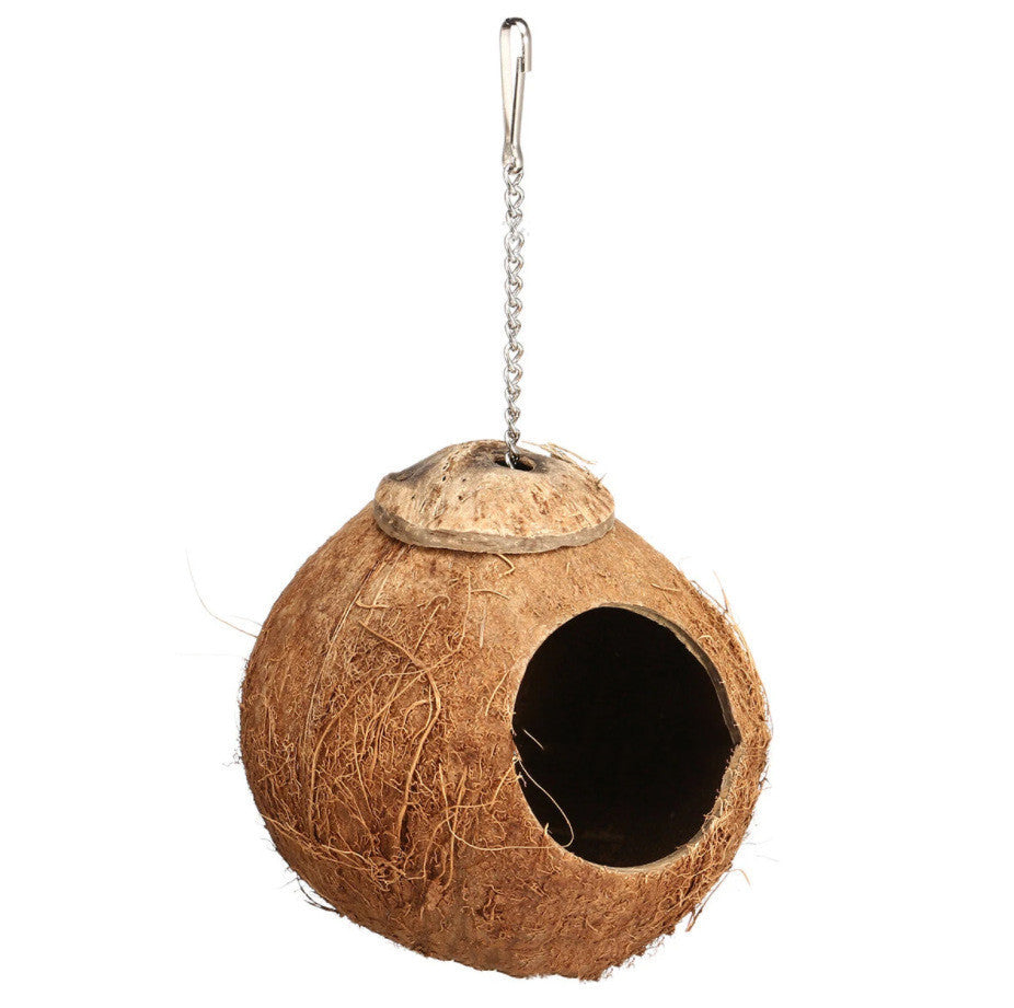 Natural Coconut Shell Bird's Nest