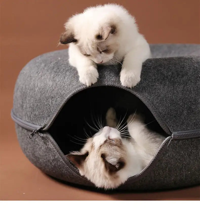 TunnelMi™ - Cat Donut Bed & Tunnel